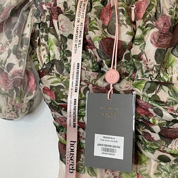 House of CB Nina Floral Mesh Bodysuit - Picture 8 of 8